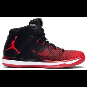 AIR JORDAN XXXI 31 BANNED CHICAGO BULLS BLACK RED